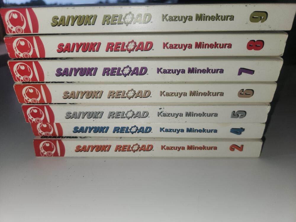 Saiyuki Reload Manga Lot of 7 Vol 2 4-9 English Tokyopop Kazuya Minekura Books
